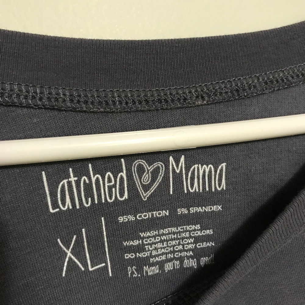 Latched Mama 100% Cotton Nursing Sweatshirt XL